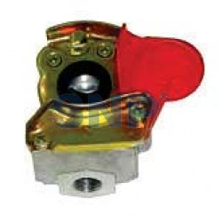 SCANIA COUPLING HEAD, RED
 ( AUTOMATIC ) M 16 X 1,5 SC.76112