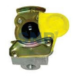 SCANIA COUPLING HEAD, YELLOW
 ( AUTOMATIC ) M 16 X 1,5 SC.76113